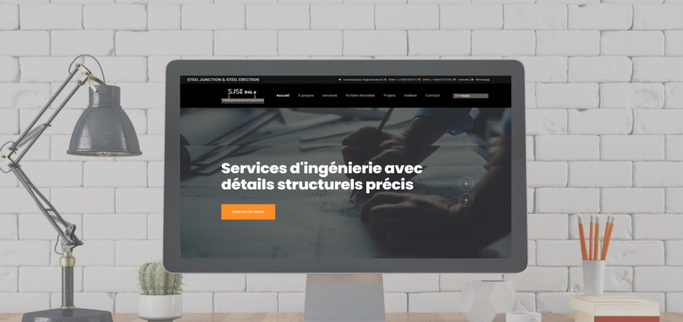 SJSE Ingénierie – Site Vitrine Bureaux Etudes