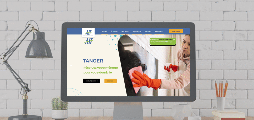 AIF Ménage – Site Reservation du ménage